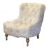 Serena & Lily 'Bruno' Tufted Cow Hide Wingback Chair. Original Price: $4,598
