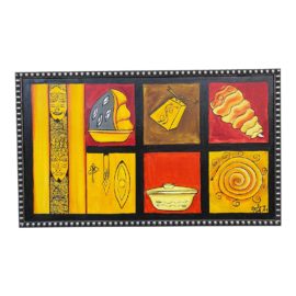 Original + Signed Primitive/Tribal Wall Art