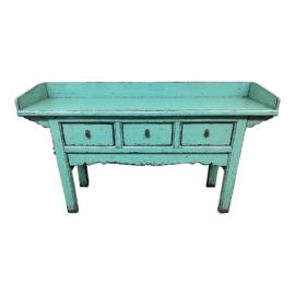 Bobo Chic Turquoise Credenza. Original Price: $1,400