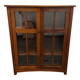 Contemporary Arts & Crafts Style Curio Cabinet