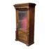 Antique Curio Cabinet + Burl Wood Accents
