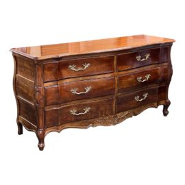 Circa 1987 White Furniture Company Six Drawer Dresser