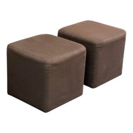 Eq3 Rubix Ottomans, Pair. Original Price: $500