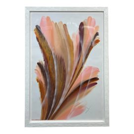 Don Mingolla Large Modern Expressionist Oil Painting, Custom Framed