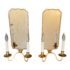 Vaughan Swedish Giltwood Double Sconces, a Pair