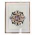 Geometric Collage Art in Rose Gold Frame