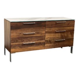 Room & Board Kenwood Six Drawer Walnut Dresser. Original Price: $3,100