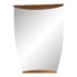 Post Modern Italian Cherry Finish Wall Mirror