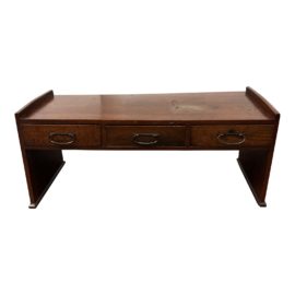 Antique Japanese Sitting Work Bench