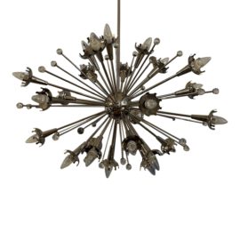 Jonathan Adler for Robert Abbey Nickel Sputnik Chandelier. Original Price: $3,215