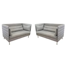 Pair of Vitra Ronan + Bouroullec Alcove Sofas. Original Price: $18,780