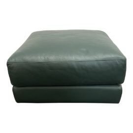 Artedi Dark Green Square Ottoman