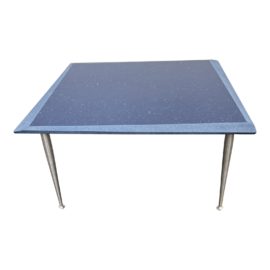 Designo Maromo Custom Memphis Blue Quartz Coffee Table. Original Price: $2,000