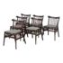 NEW Cavalletto Home Fanispan Solid Wood Dining Chairs, Set of Six. Original Price: $9,780