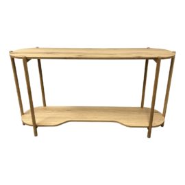 Tyler Oak Wood Console Table. Original Price: $500