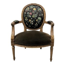 Antique French Louis XVI Style Armchair