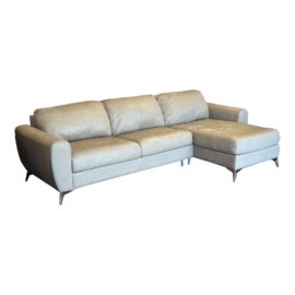 Palliser Two Piece Viva Leather Sectional. Original Price: $2,500