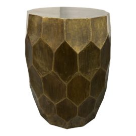 Pottery Barn Vince Foil Gold Side Garden Stool. Original Price: $440