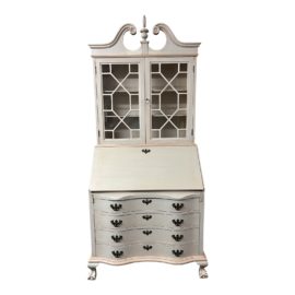 Maddox Colonial Vintage Chippendale Secretary