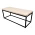 Latitude Run Tufted Linen Bench. Original Price: $230