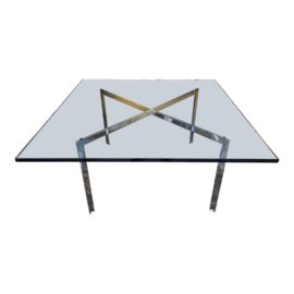 Knoll Studio Ludwig Mies Van Der Rohe Barcelona Coffee Table. Original Price: $2,527