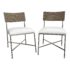 NEW Palecek Tomlin Outdoor Side Chairs, a Pair. Original Price: $3,012
