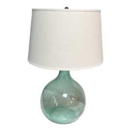 Pottery Barn Glass Base Table Lamp