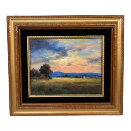 A. Hara the Blue Mountains Original Painting, Framed