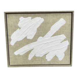 NEW Palecek "Plaster Brushstroke Ii" Wall Decor. Original Price: $2,650