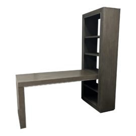 Hooker Furniture Greywash Desk + Bookcase. Original Price: $2,525