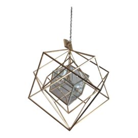 Kelly Wearstler for Visual Comfort Signature Cubist Chandelier. Original Price: $2,070