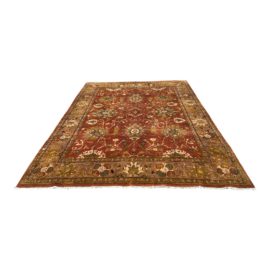 Vintage Pakistani Mahal Area Rug  -7′11″ × 9′10″. Original Price: $10,000
