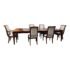 Ethan Allen Henley Extension Dining Room Table + Two Arm Chairs + Four Side Chairs Set