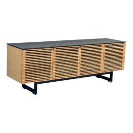 BDI Matthew Weatherly Corridor White Oak Media Credenza. Original Price: $3,100