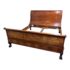 Henredon California King Sleigh Bedframe + Ball and Claw Feet