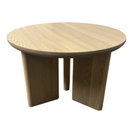 NEW Medium Side Table in Whitewash Finish. Original Price: $925