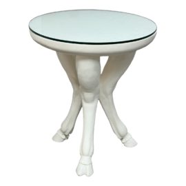 Arteriors Home "Angora" John Dickinson Style Gueridon Side Table. Original Price: $3,000