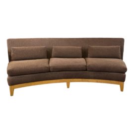 Ted Boerner Custom Intermezzo Curved Sofa. Original Price: $4,200