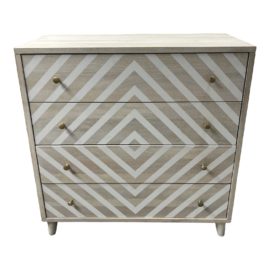 Crate & Barrel Land of Nod Radiant Inlay Four Drawer Dresser. Original Price: $1,300