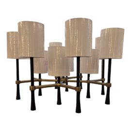 Pottery Barn Leland Metal Chandelier. Original Price: $900
