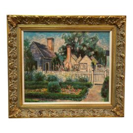 Lorna Kanter for Ethan Allen Painting, Framed + Signed