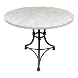 Crate & Barrel French Kitchen Marble Bistro Table. Original Price: $900