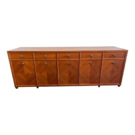 Mitchel Berman Cabinetmakers Inc. Custom Cherry Sideboard Cabinet. Original Price: $17,305
