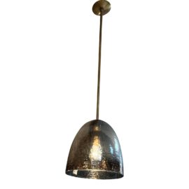 Arteriors Jenna Smoked Glass Pendant. Original Price: $650
