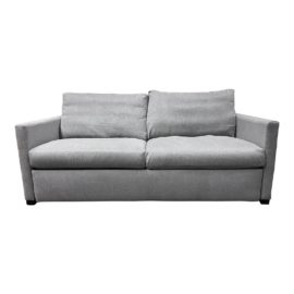 American Leather Pearson Sleeper Sofa in Light Gray. Original Price: $4,500