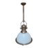 Visual Comfort e.f. Chapman Country Industrial Large Pendant With White Glass. Original Price: $2,069