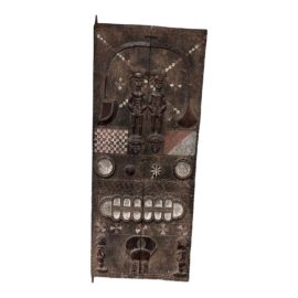 NEW Antique Carved Africa Papau Guinea Wood Door Panel
