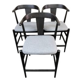 Room & Board Evan Counter Height Stools, Set of Three. Original Price: $1,737