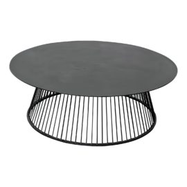 Arteriors Blackeded Iron Lou Coffee Table. Original Price: $3,225