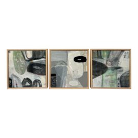 Terri Froelich Intrude IV 5 6 Original Acrylic Triptych